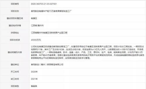 投資4.5億元！美克數(shù)創(chuàng)智能制造工廠落子南康，開啟家居產(chǎn)業(yè)數(shù)字化新篇章